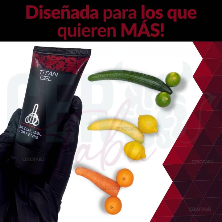 299 - GEL TITAN ÍNTIMO PARA HOMBRES - GEL ESPECIAL PARA PENE - GEL CRECIENTE