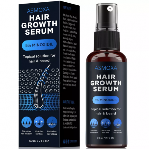 301 - SUERO PARA EL CRECIMIENTO DEL CABELLO, 5% MINOXIDIL Y BIOTINA PARA HOMBRES Y MUJERES, TIENE LA PÉRDIDA DE CABELLO